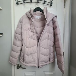 Calvin Klein Women's Blush Puffer Jacket